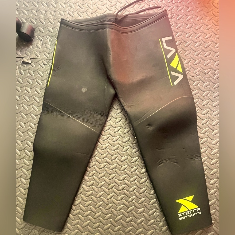 Xterra Lava Wetsuit Training Pants Special, XL, Black/Green